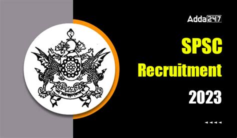 SPSC Recruitment 2023 Last Date To Apply For 15 Assistant Director IT