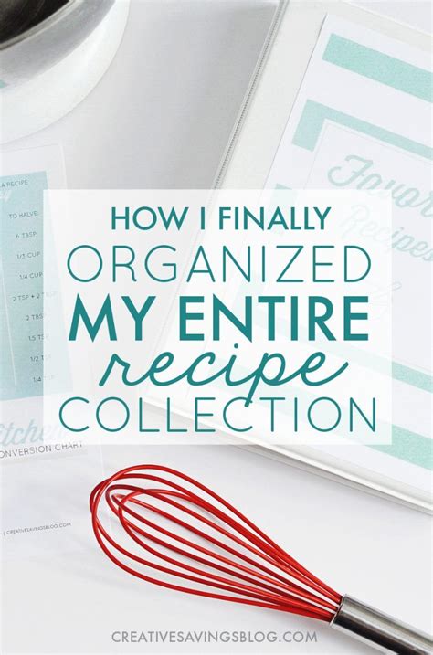 7 Brilliant Ways To Organize Your Recipes So You Can Actually Find Them Artofit