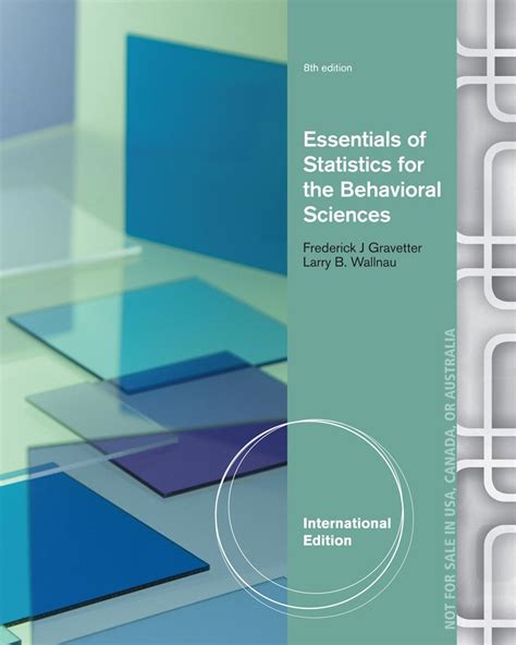 Essentials Of Statistics For The Behavioral Sciences Amazon Co Uk