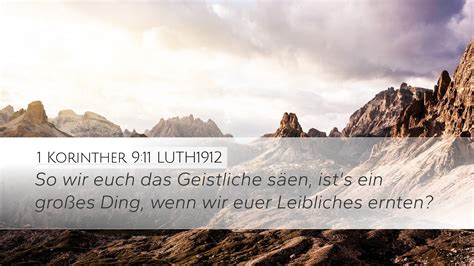 1 Korinther 9 11 LUTH1912 Desktop Wallpaper So Wir Euch Das