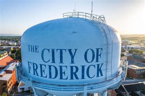 Frederick, Maryland, The City of Frederick Water Tower. | Water tower, Frederick, City