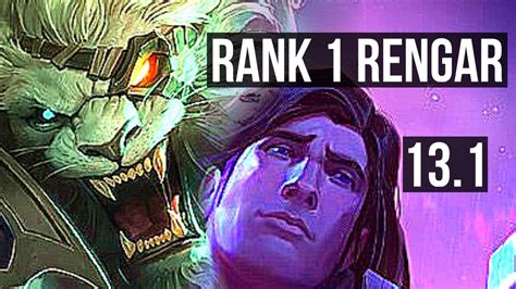 RENGAR Vs TARIC TOP Rank 1 Rengar 2 0 8 500 Games Rank 13 KR