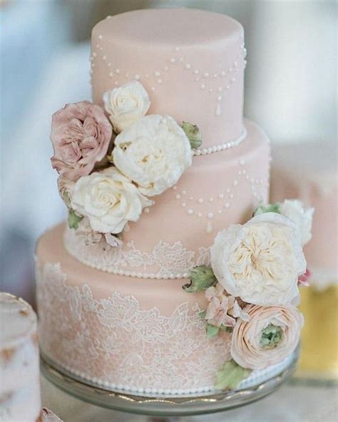 Vintage Wedding Cake Ideas Wedding Weddingcakes Cakes Blush Wedding