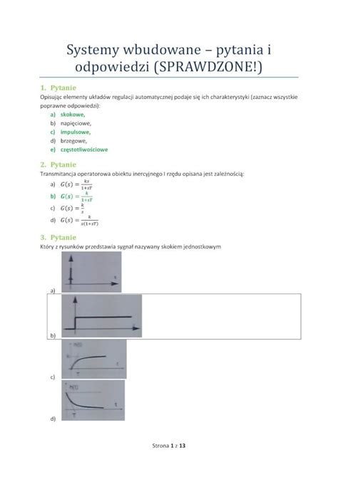 Pdf Systemy Wbudowane Pytania I Odpowiedzi Sprawdzone Dokumen Tips