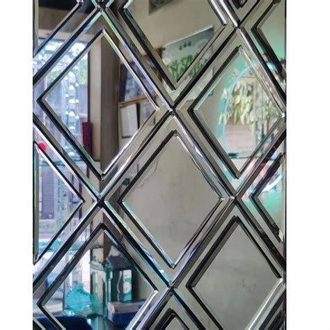 Triple Layered Diamond Cut Mirror Glass At Rs Sq Ft Mirror Glass