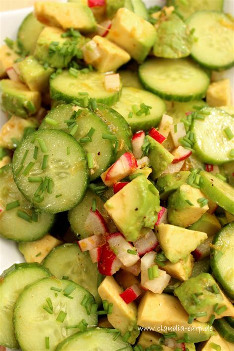 Gurken Avocado Salat