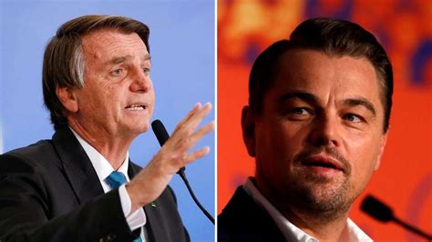 Bolsonaro rebate DiCaprio sobre Amazônia Você de novo Léo