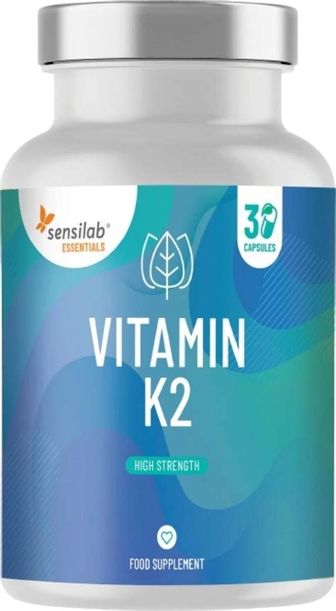 Essentials Vitamin K2 30 Capsules Sensilab Vitalabo Online Shop Uk