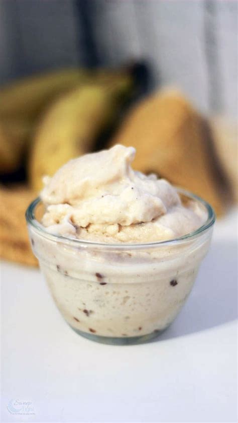 Banana Ice Cream Recipe With Nutella Chunks A Magical Mess