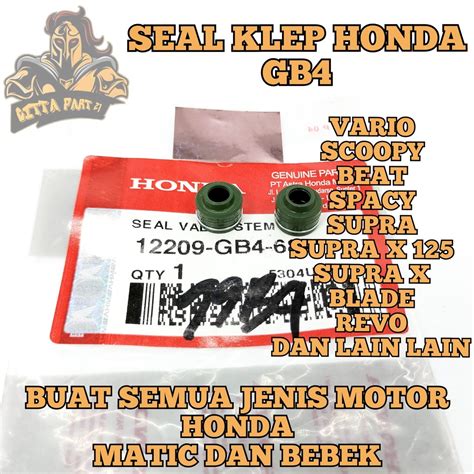 Jual SEAL KLEP HONDA GB4 UNTUK SEMUA JENIS MOTOR HONDA MATIC DAN BEBEK