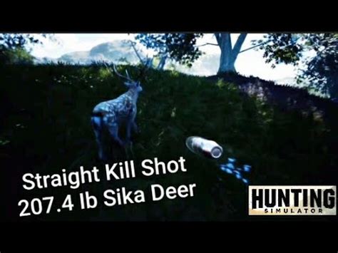 A Shot To The Heart Hunting Simulator Ib Sika Deer Youtube