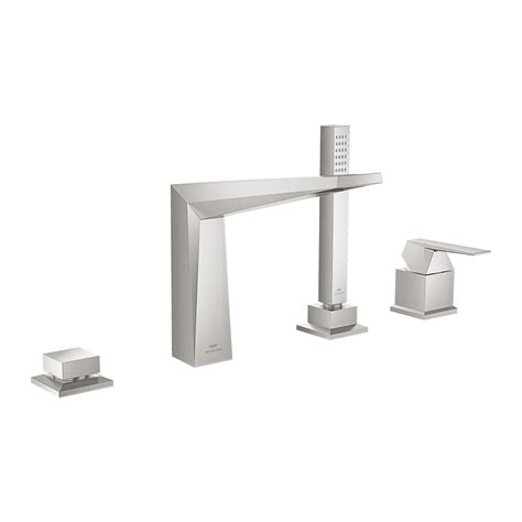 Allure Brilliant Four Hole Single Lever Bath Combination Grohe