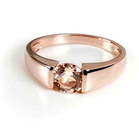 Morganit Ring Rotgold Diamondoro De