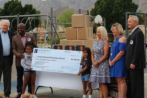 $5,000 Donated to Amelia Earhart Elementary School Library | Palm ...