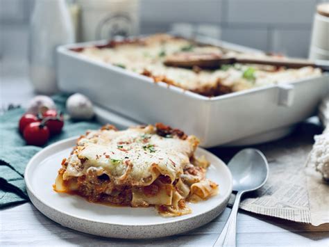 Klassische Kalorienarme Lasagne Rezept Jussilicious Foodblog