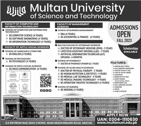 Multan University Of Science And Technology