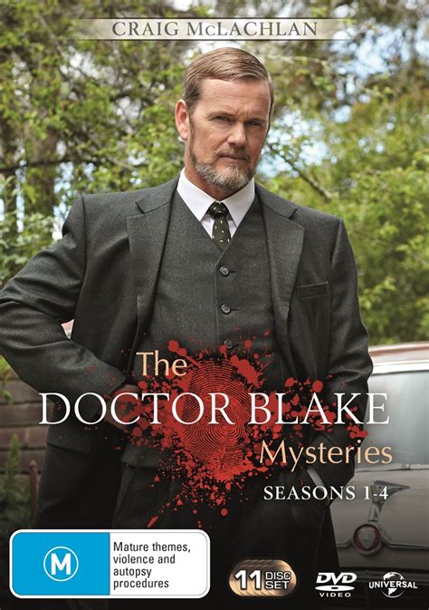 Doctor Blake Mysteries Season 1 4 Sanity Exclusive Drama Dvd