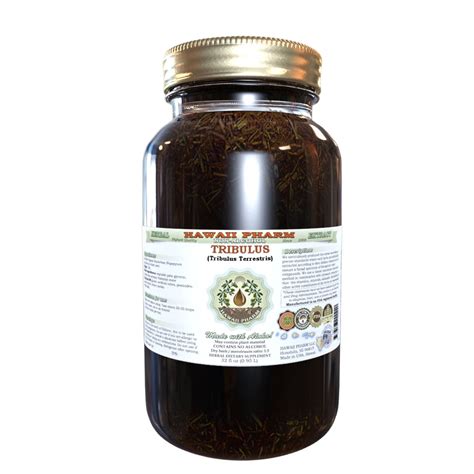 Tribulus Tribulus Terrestris Glycerite Organic Dried Fruits Alcohol Free Liquid Extract Bai