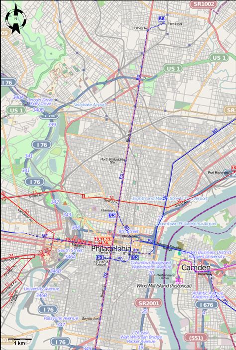 Printable Walking Map Of Philadelphia