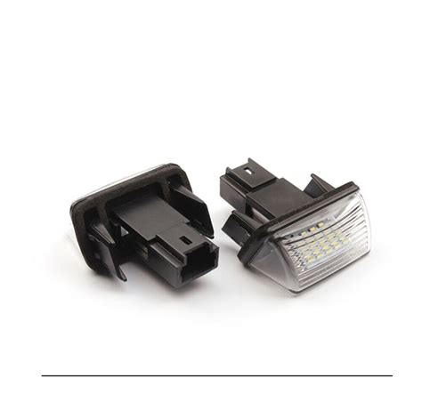 Led Rear License Number Plate Light For Peugeot Citroen