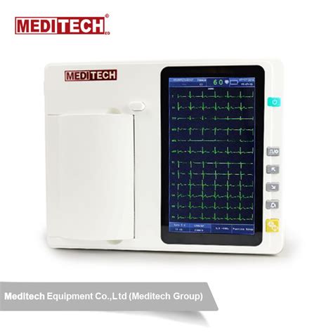 China Meditech Channel Ecg Machine Ekg A Large Screen And Pc Ecg