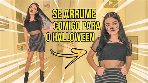 Se Arrume Comigo Pro Halloween Bela Almada Youtube