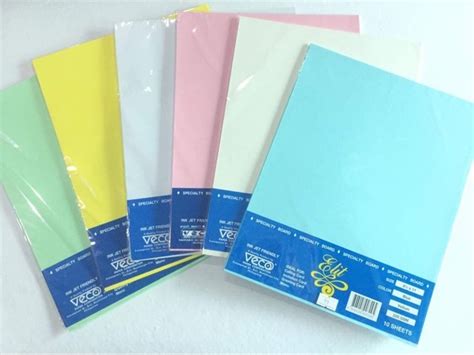 Veco Elit Vellum 10Sheets White Pale Cream Specialty Board Specialty