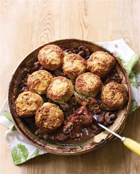 Braised Beef In Ale With Mustard Scone Topping Recipe Delicious Magazine