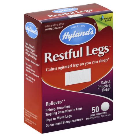 Hylands Restful Legs Pm 194 Mg Quick Dissolving Tablets