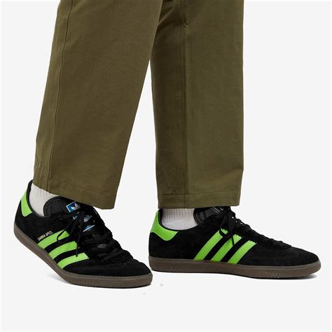 Adidas Statement Adidas SPZL Samba Deco Sneakers In Core Black Lucid