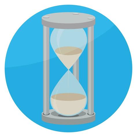 Hourglass Icon Flat 23401302 Vector Art At Vecteezy