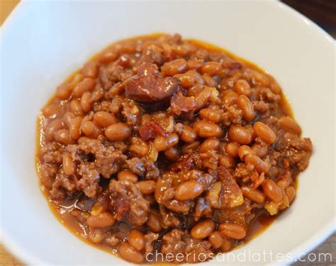 Amazing Barbecue Baked Beans {texas Style} Bbq Dishes Baked Beans Cooking Recipes