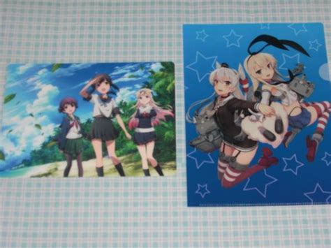 【新品】艦隊これくしょん 艦これ 下敷き＆クリアファイル 2品セットの落札情報詳細 ヤフオク落札価格検索 オークフリー