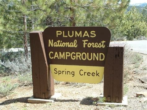 Plumas National Forest Spring Creek Campground, Chilcoot, CA - GPS ...