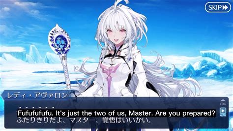 Fgo English Sub Lady Avalon Valentine Scenes Fate Grand Order