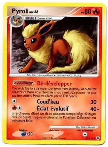 Pyroli Platine Rivaux Mergeants Carte Pokemon