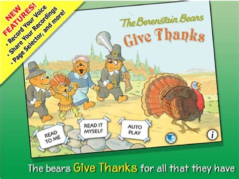 Berenstain Bears Thanksgiving App - Dr. Lori Elliott