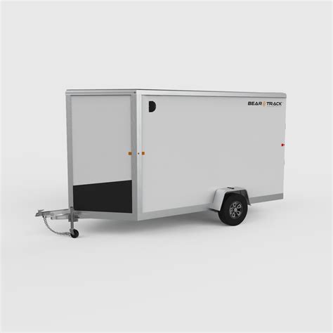 6x12 Enclosed Trailer Bear Track Aluminum Trailers