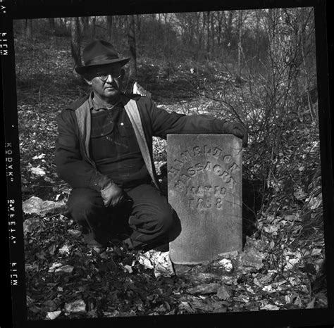 Marais Des Cygnes Massacre Stone Marker Linn County Kansas Kansas