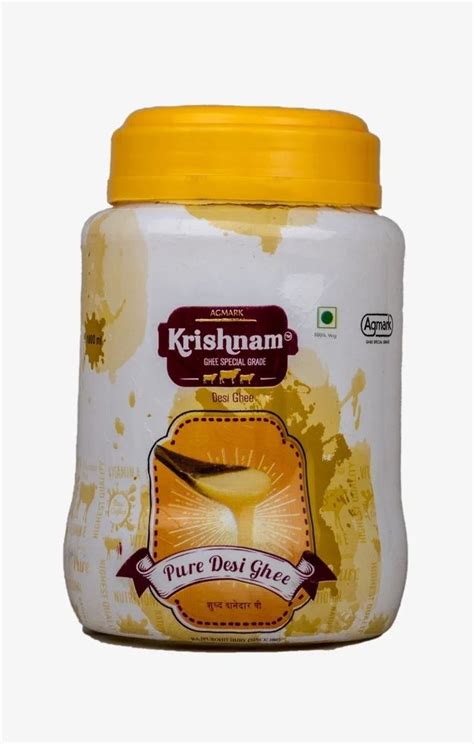 Ml Krishnam Pure Desi Ghee For Restaurant Home Purpose Packaging