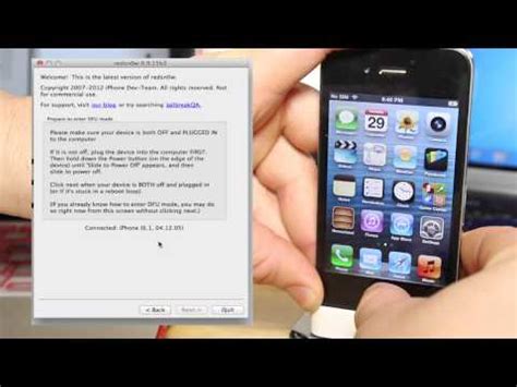 How To Jailbreak IOS On IPhone GS IPod Touch Semi Untethered