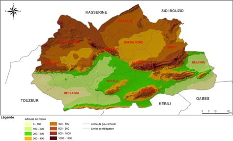 Géographie Du Gouvernorat De Gafsa