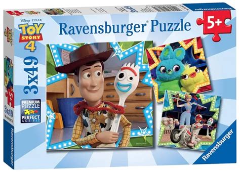 RAVENSBURGER DISNEY PIXAR Toy Story 4 3x 49pc Jigsaw Puzzles 6 19