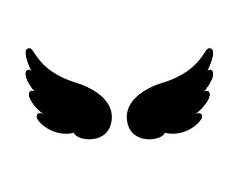 Angel Wings In Heaven Hawk Feather Wing Pattern Vector Art At