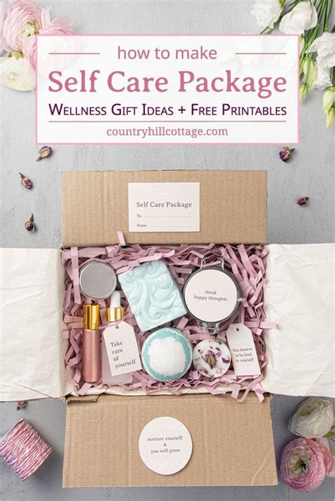 self care package gift ideas Care package self gift tags printable labels choose board ...