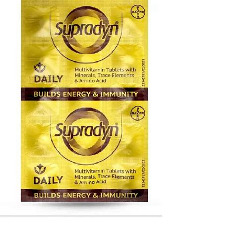 Supradyn Daily Multivitamin Tablets, 10 X 15 at Rs 60/pack in Dehra ...