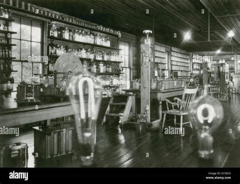 Thomas Edison S Menlo Park Laboratory In New Jersey Photographed On