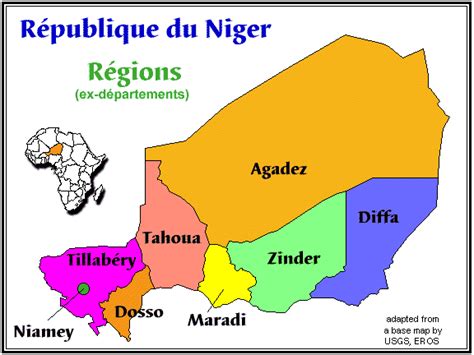 The Map Of Niger Showing Agadez The Tuareg Strong Hold Download