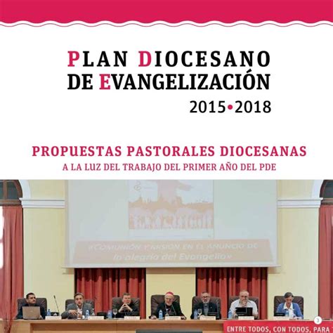 PDF PLAN DIOCESANO DE EVANGELIZACIÓN 2016 9 5 EN LA PASTORAL