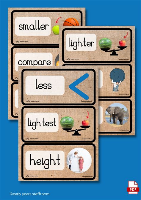 Mass And Capacity White Rose Maths Word Cards Spring New Scheme 2024 Early Years Staffroom